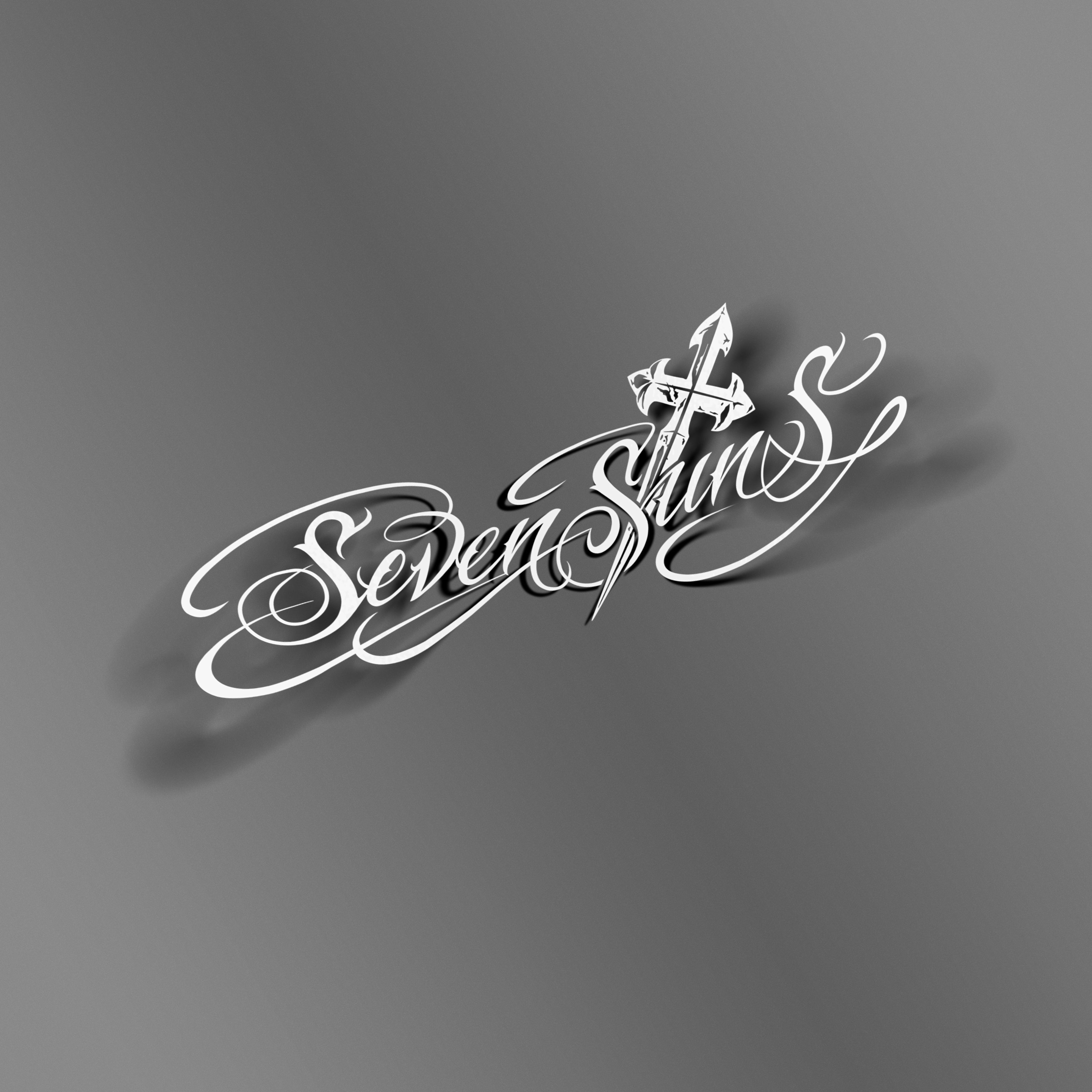 Cursive Cross Banner